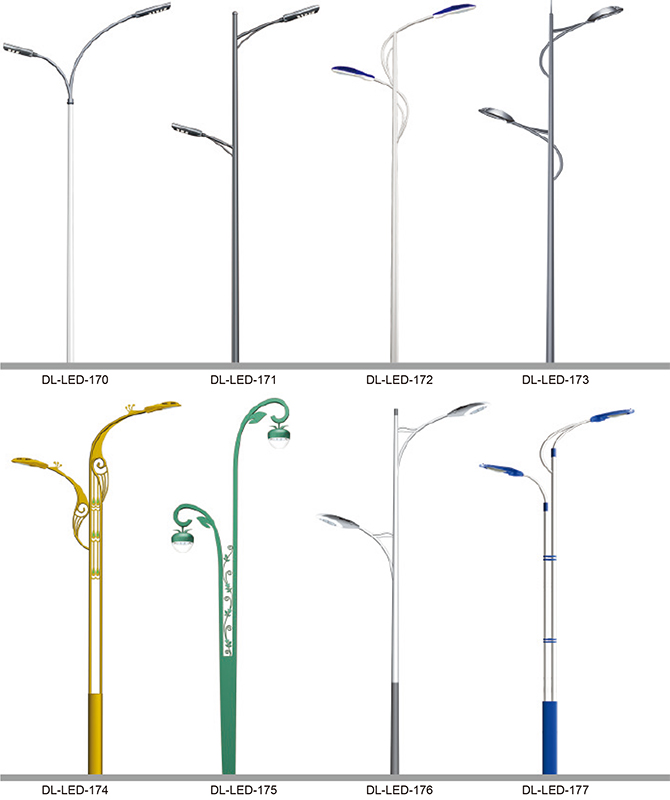 DL-LED-170 ~ DL-LED-177 High Power LED Street Lights