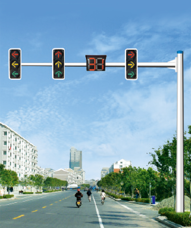 Achthoekige cantilever signaalpool Signaallichtpool