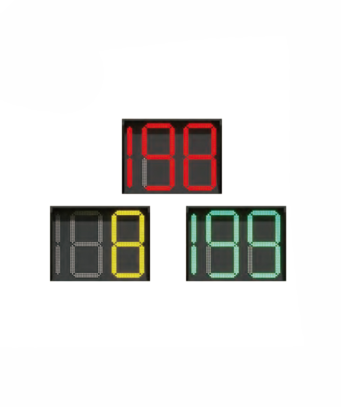 Tri-Color Two & Half Digit Countdown Timer LED -verkeerslichten