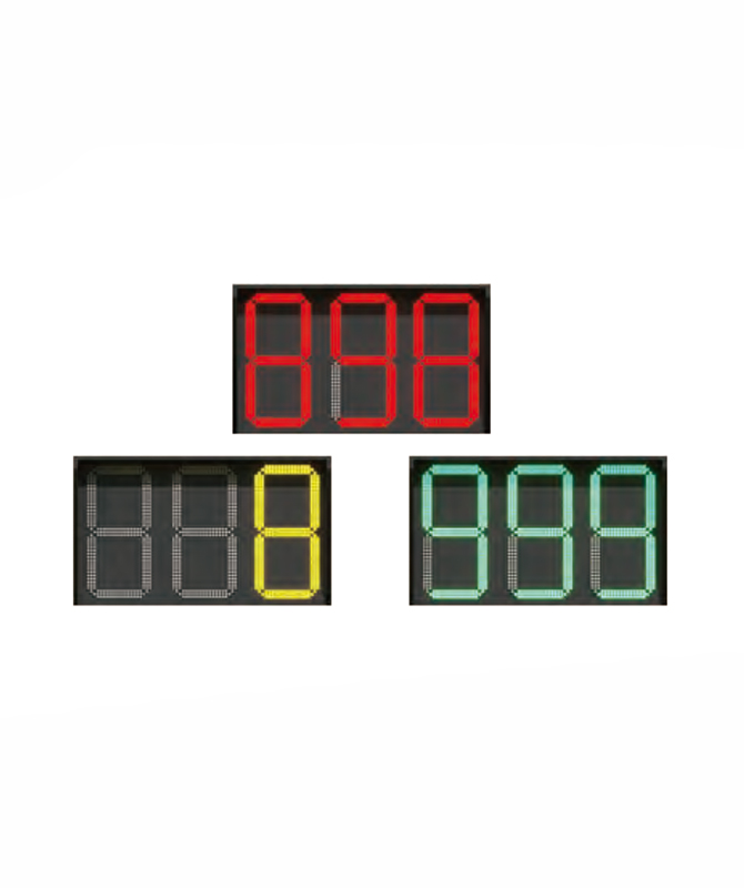 Tri-Color Three Digit Countdown Timer LED -verkeerslichten